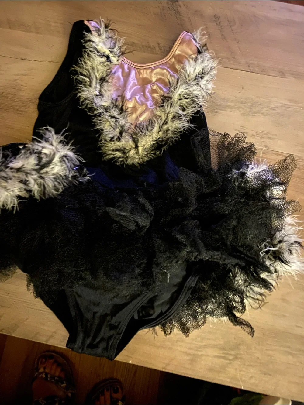 Black and Pink dance outfit child medium